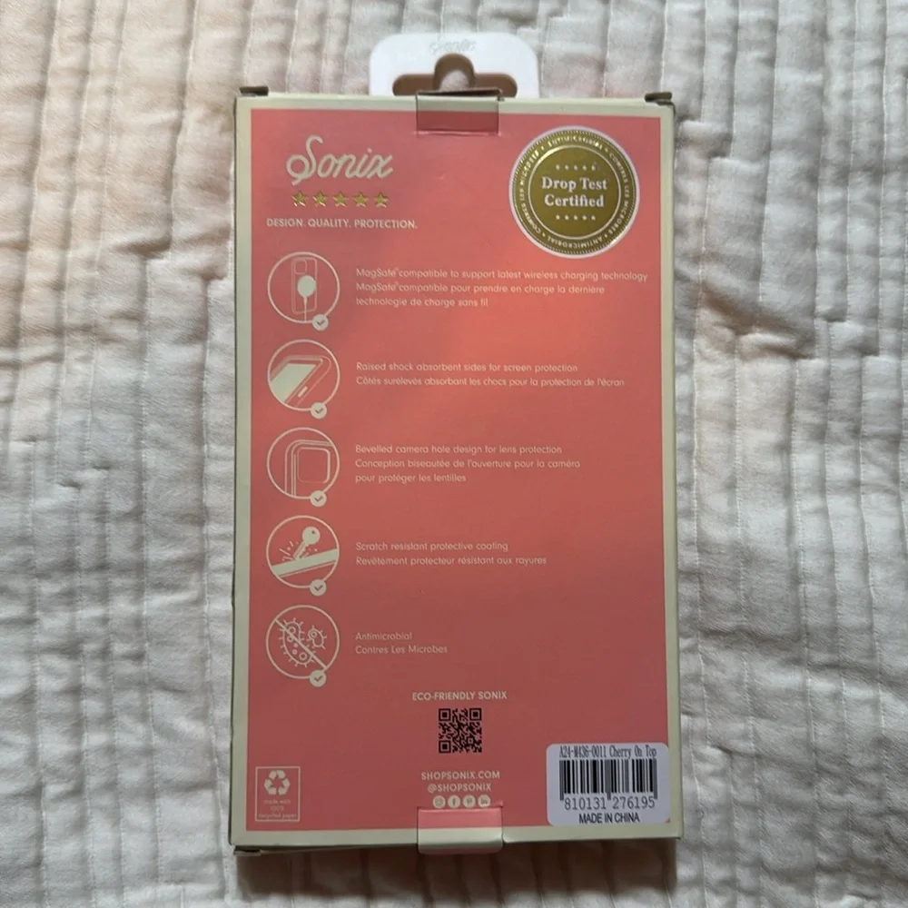 Sonix Red Cherry Phone Case Vibrant Design